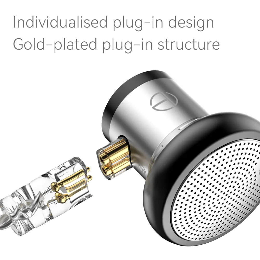 Nowy TRN EMA 14.2mm dynamiczny sterownik w ucho słuchawki Bass Metal płaska głowica wtyczka Earburd wymienny zestaw słuchawkowy — zdjęcie produktu 4