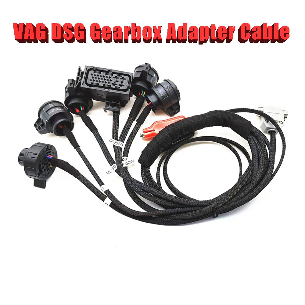 

Gearbox Adapter Gearbox for VAG DSG for VL381 VL300 DQ500 DL501 DQ250 DQ200 R/W Cables Work with ECU FL-ASH