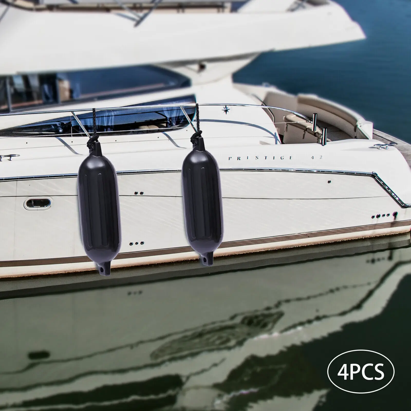 Yacht Fender Ball, PVC Inflatable Bumper, Dock Protection Cushion, Boat Collision Protection