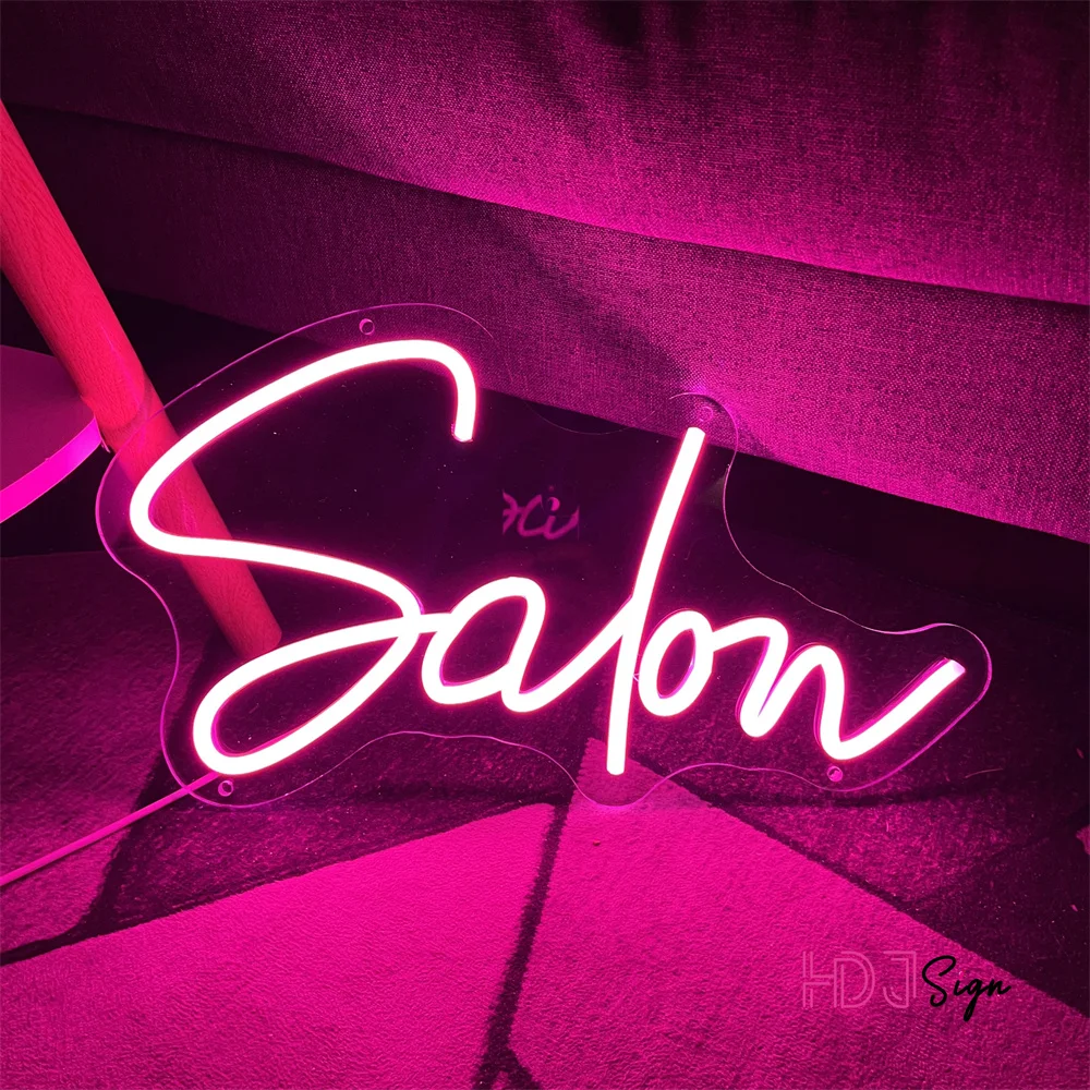 Signe néon pour Salon de beauté, cils, ongles, décoration murale pour Salon de beauté, maison, boutique, panneau lumineux Led, cadeau de fête de noël