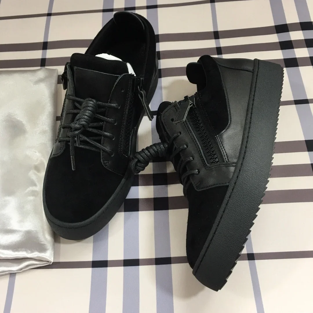 

New Fashion Casual Sneakers for Men Brand Designer Women Tennis shoes Luxury Real Leather GZ Loafers Sports shoes 35-48 G0231