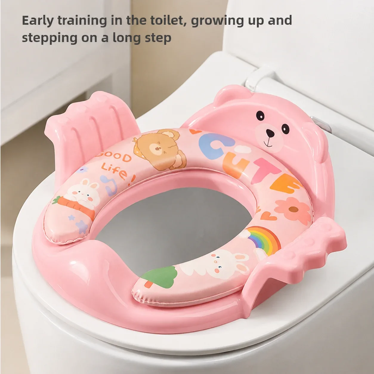 Baby Toilet Training Seat Boys and Girls Toilet Trainer Ring Secure Non-Slip Surface for Toddlers,potty Training Toilet