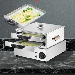Rice roll machine small household electric breakfast rice roll steamer steamer 304 stainless steel drawer type rice roll steamer