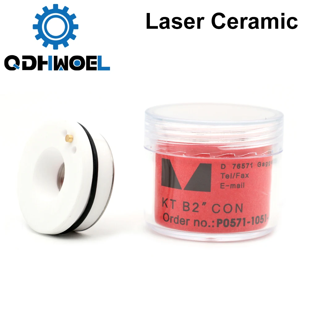 QDHWOEL Laser Ceramic Dia. 28 32mm KT B2 CON P0571-1051-00001 For Laser Cutting Head 24.5mm/28.5mm