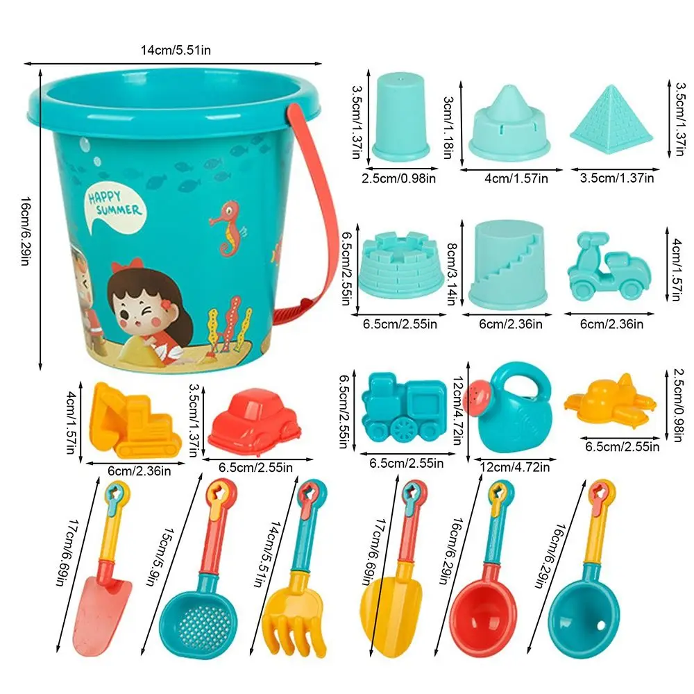 18 teile/satz Strand Spielzeug Set Bewässerung Kessel Eimer Schaufel Form Graben Sand Kit Outdoor-Spiel Kinder Spielzeug Gadgets Geschenk