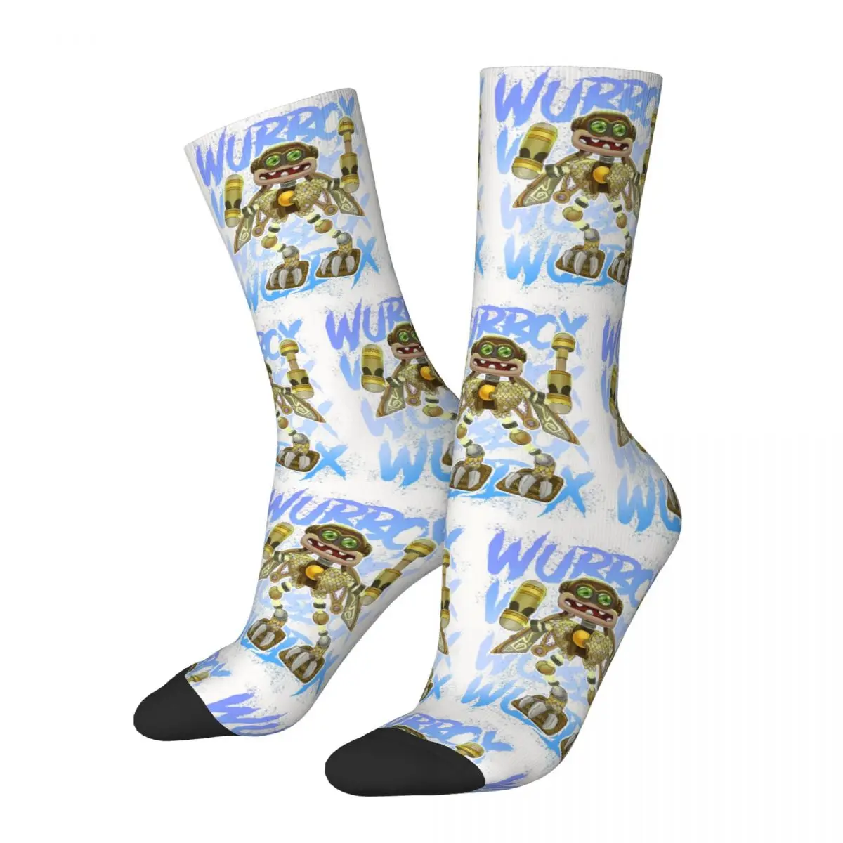 Wubbox My Singing Monsters (16) Socks Harajuku High Quality Stockings All Season Long Socks Accessories for Unisex Gifts