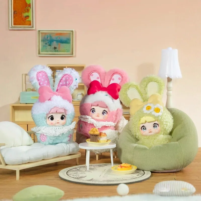 

Hot Nommi 8 шт. Mi Bao второго поколения Sweetheart Bunny серии плюшевая глухая коробка Tide Play модные виниловые куклы украшения подарки