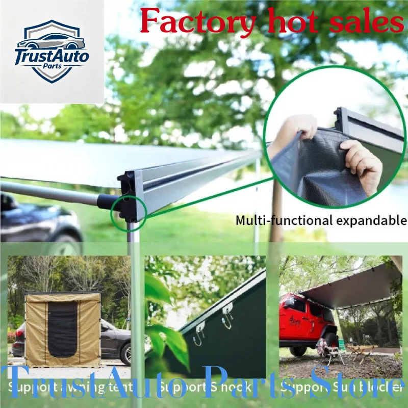 TrustAuto Parts Store Is Having A Hot Sale Outdoor Camping Vehicle Rooftop Retractle 4Wd 4X4 Car Side Awning /SUV/Tru - view 4