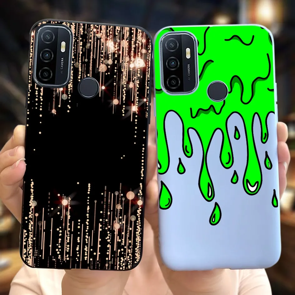 Для Oppo A53 2020 чехол Роскошный узор Мягкая Силиконовая обложка чехол для телефона для OPPO A53S A32 2020 CPH2139 CPH2135 Coque OPPOA53S Funda