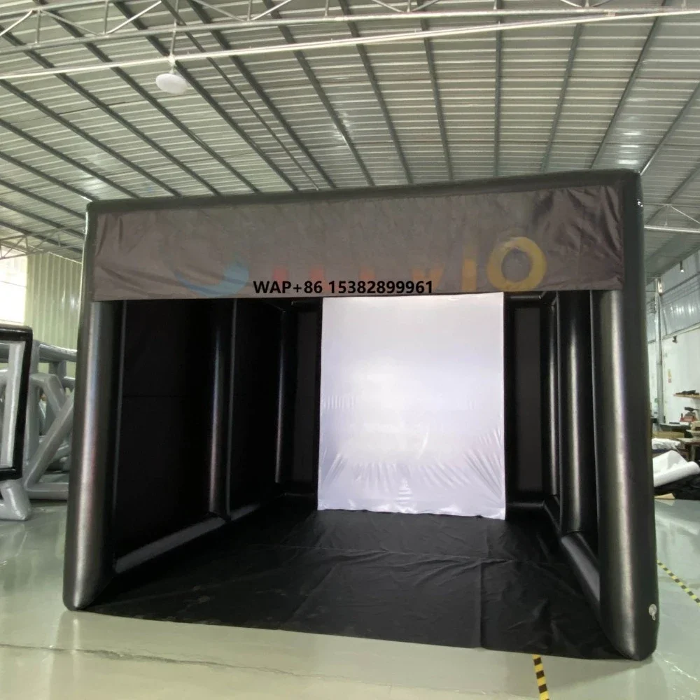 

Commercial Custom Home Golf Simulator Enclosure Driving Range Tent Inflatable Golf Simulator for Practice