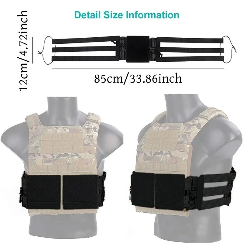 Tactical Vest Panel Expansion Conversion Module Panel Fcsk Tactical Chest Hanging Vest Quick Disassembly Vest Front Hanging Boar