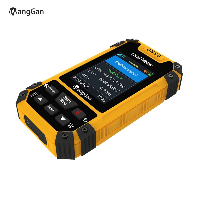 Wanggan S4 Land meter color sreen Farmland GPS Land surveing machine S4 GNSS receiver area measurement for argriculture