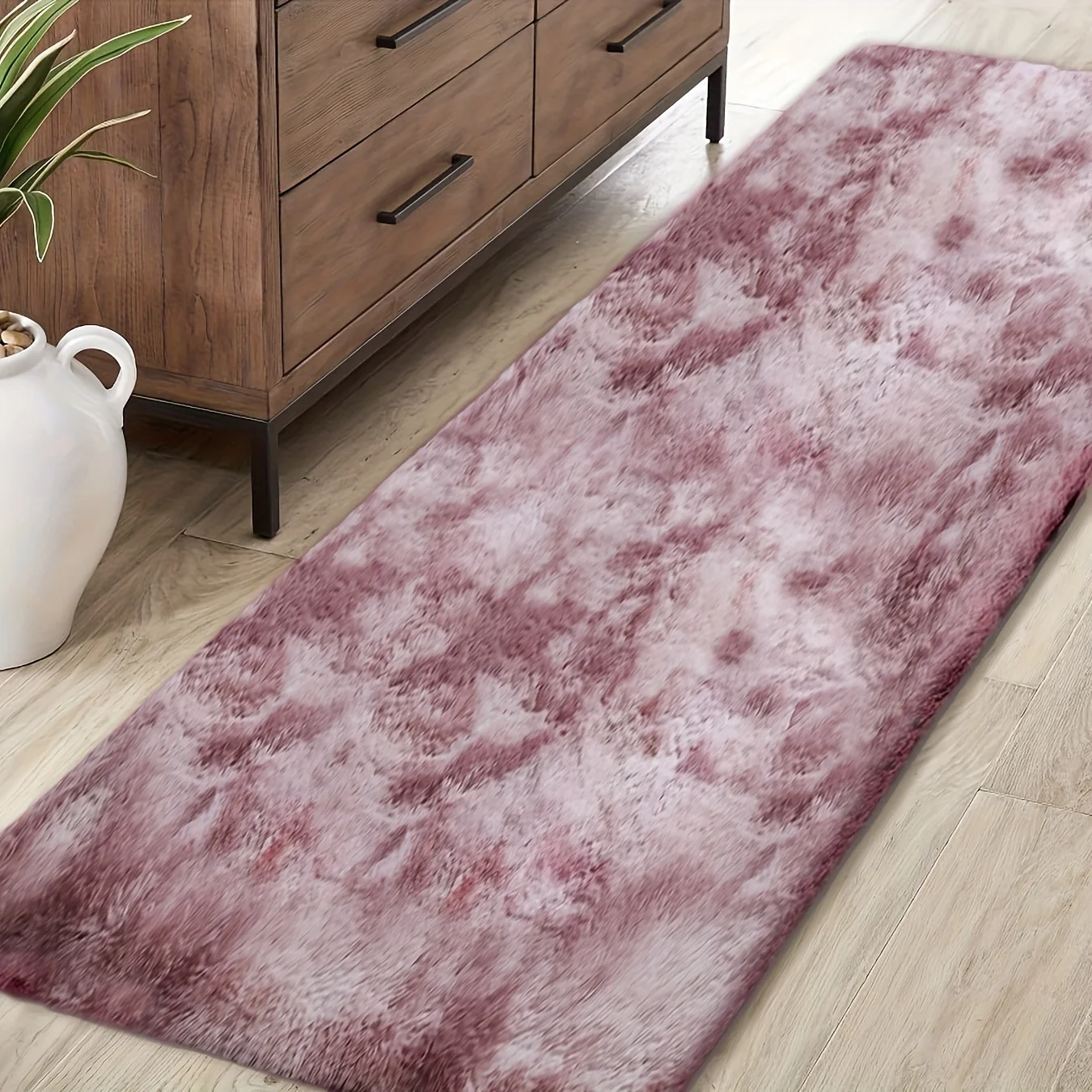 VIKAMA Modern Tie-Dye Plush Ca - Baby Nursery Rug ulasan dan harga