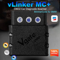 2025 Vgate vLinker MC + OBD2 Scanner ELM327 V2.2 Bluetooth 3.0 4.0 OBD 2 BimmerCode FORScan Auto Car Diagnostic tools ELM 327