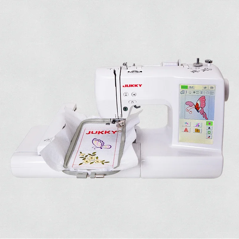 YYHC-ES5 Domestic Home Computer Multi-Function Embroidery Sewing Household Integrated Machine easy operated automatic sewing mac