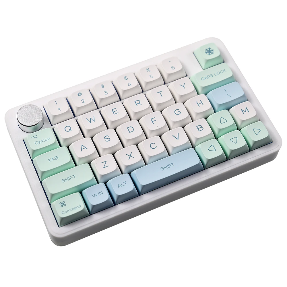 MK40 Mini Mechanical Keyboard Multifunctional Knob Wired Programmable RGB Backlit Customized Drawing Keyboard Designer Office Pc