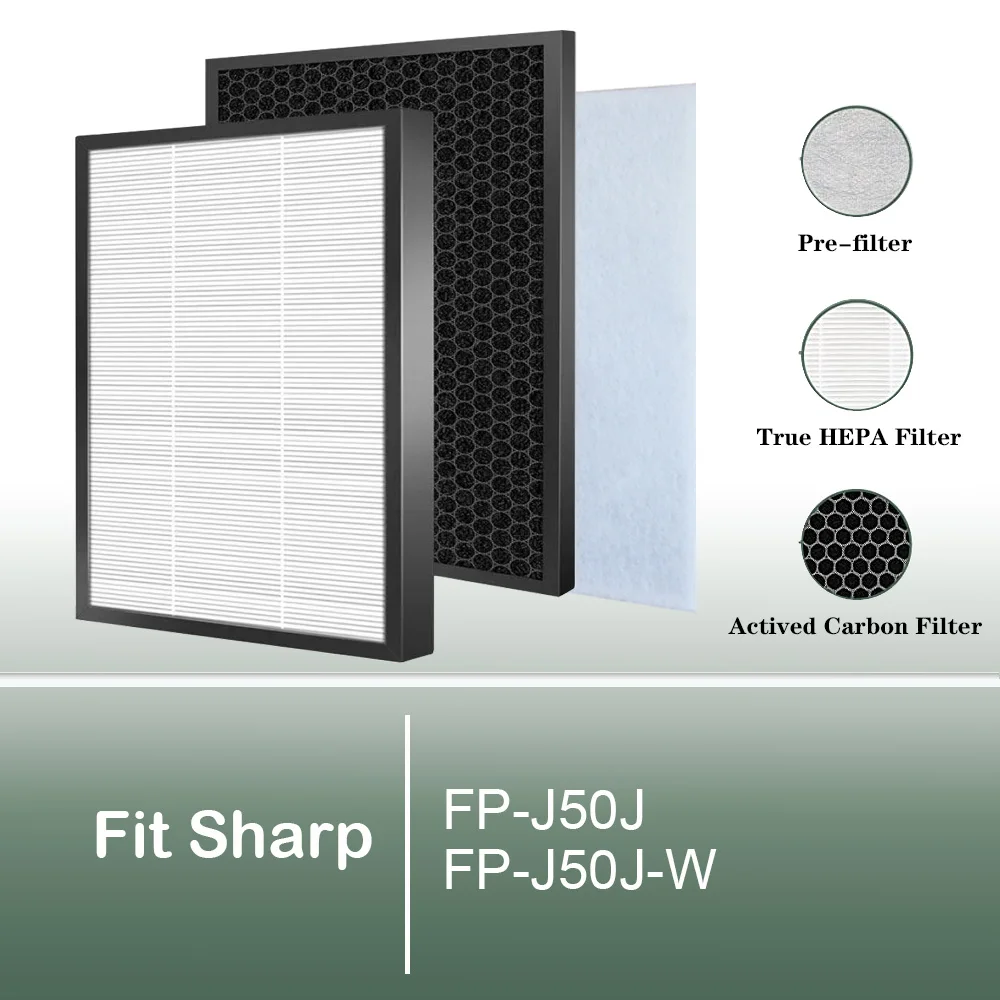 

Совместим с моделью очистителя воздуха Sharp FP-J50J FP-J50J-W FPJ50JW Воздушный фильтр