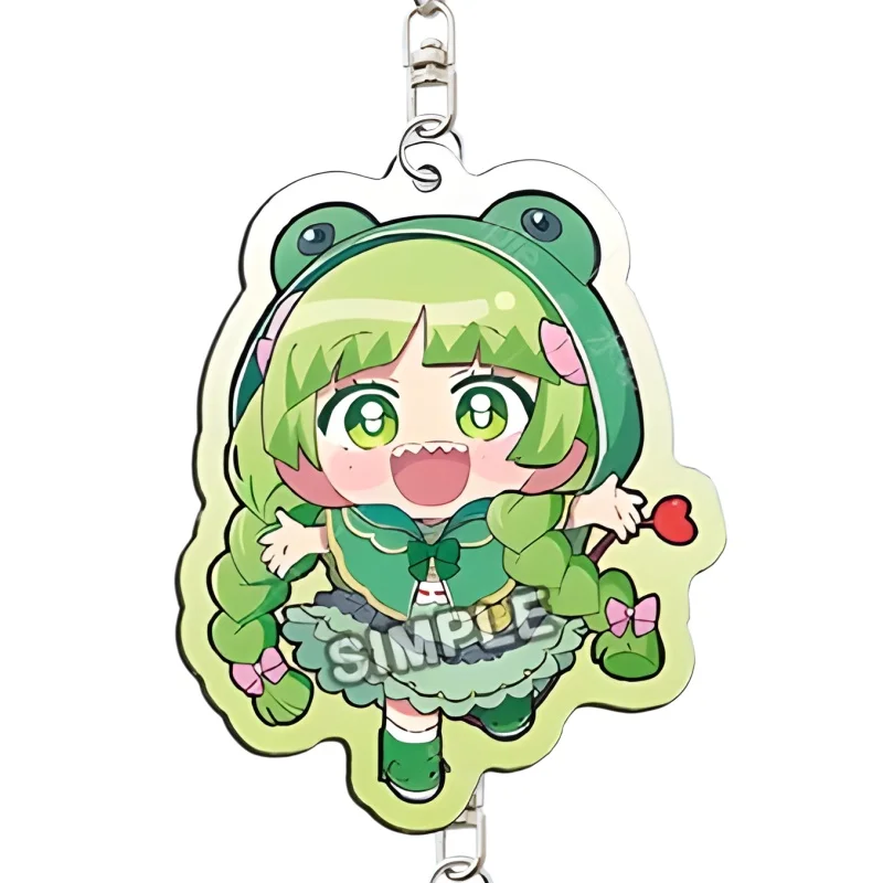 Anime New Style Welcome to Demon School! Iruma-kun Acrylic Pendant Keychains Bag Decorations Q Version Cartoon Bumper Gifts 6CM