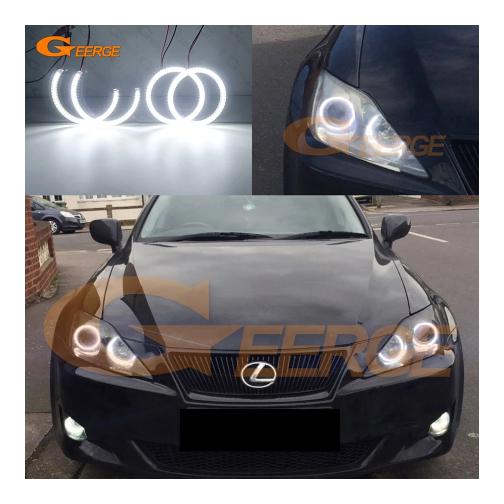 

Для Lexus IS II IS220 IS250 IS300 IS350 2005 2006 2007 2008 2009 2010 Ультра яркий дневной свет SMD LED Angel Eyes Kit Halo Rings