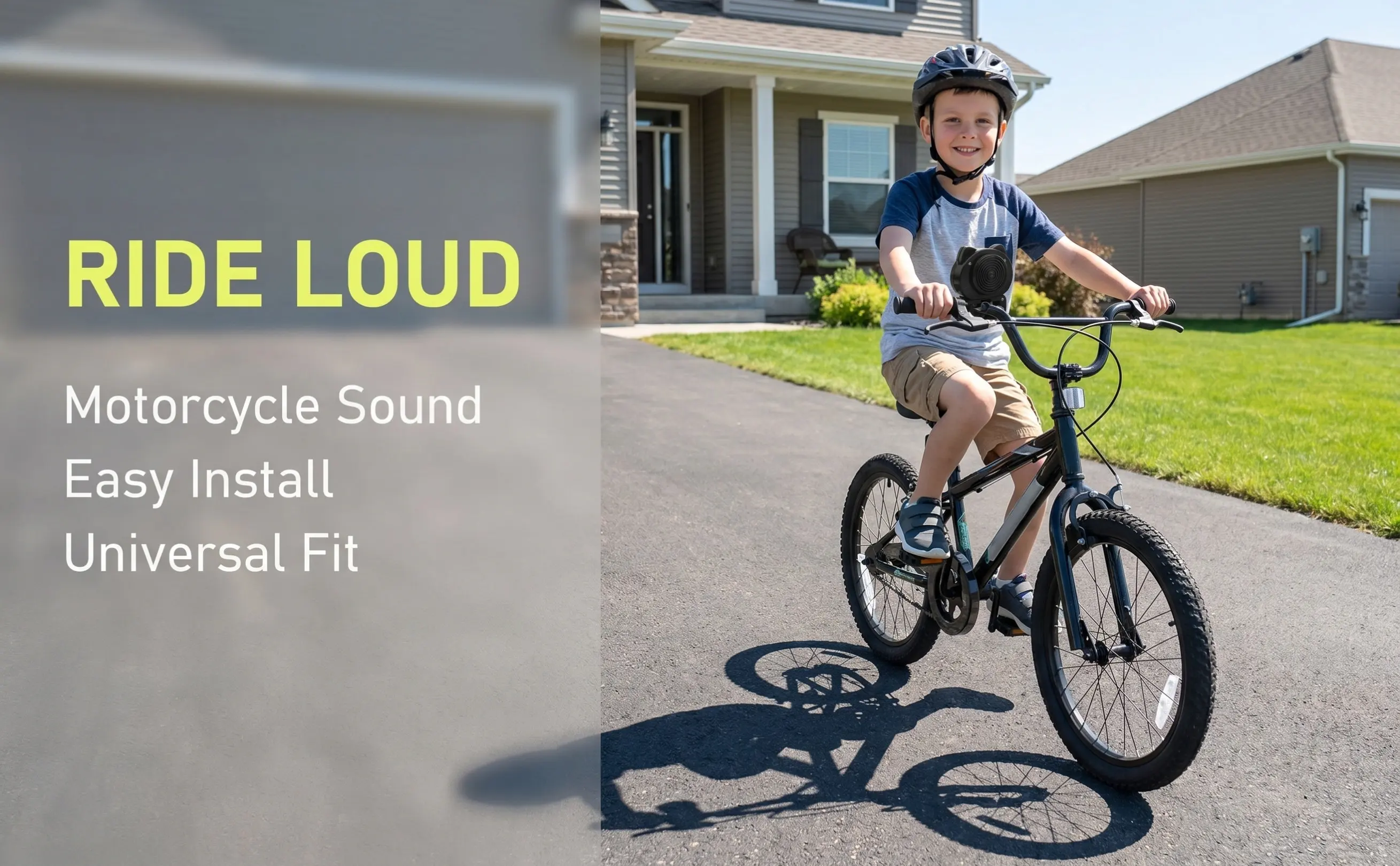 Universal Bike Horn Loud Electric Bicycle Noise Maker Stable Handlebar Mount Pretend Motorcycle Sound Kids Bike Accessories