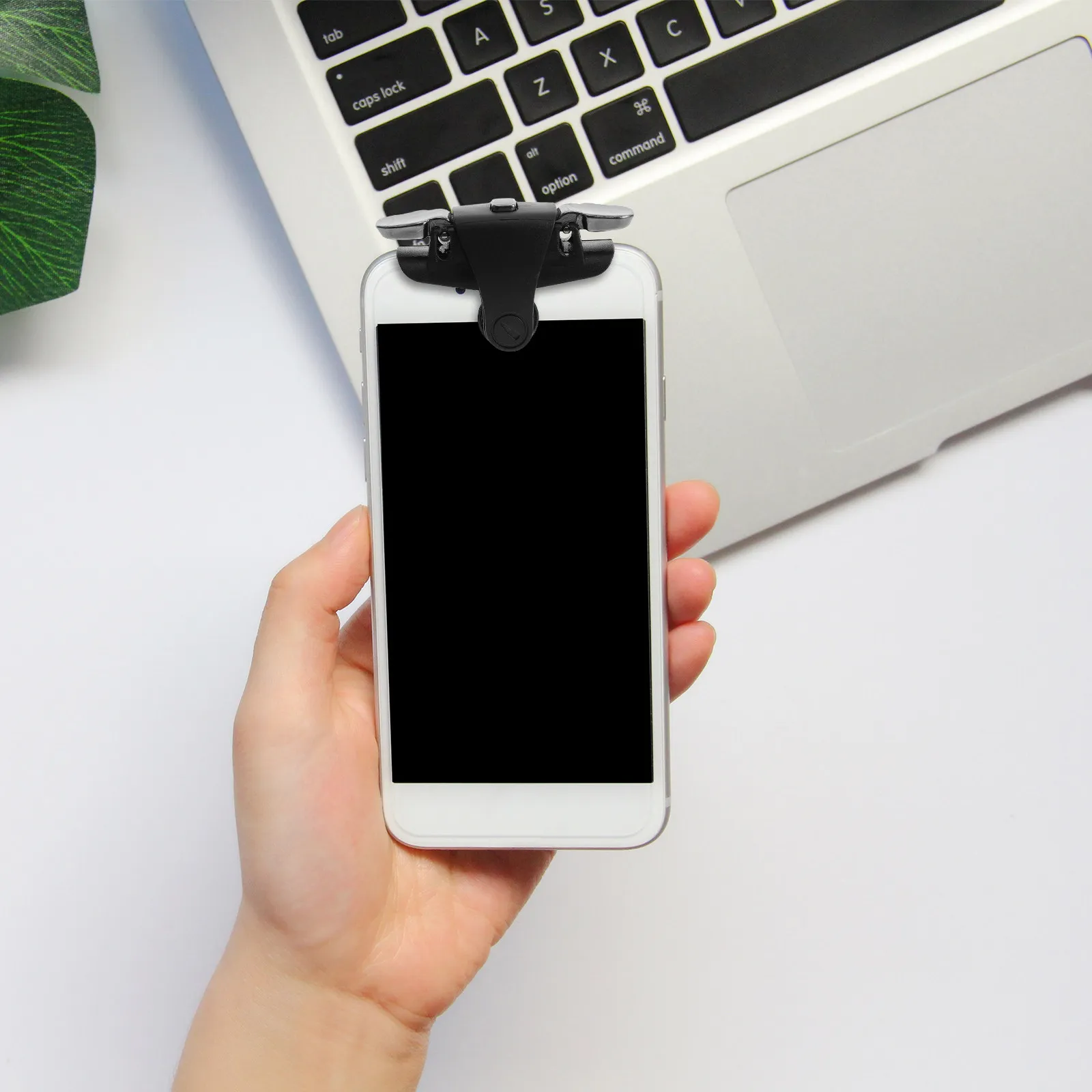 2Pcs Mobile Gaming Controller Ergonomic Mobile Triggers Phone Gamepad Compatible with Various Smartphones Controller for Phone