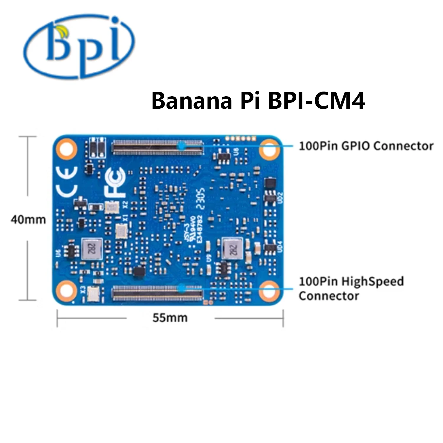 Imagem -04 - Módulo de Computador Amlogic A311d Soc 4gb Ram Lpddr4 16gb Flash Emmc Mesmo Tamanho do Raspberry pi Cm4 Bananpi-cm4 Bpi-cm4