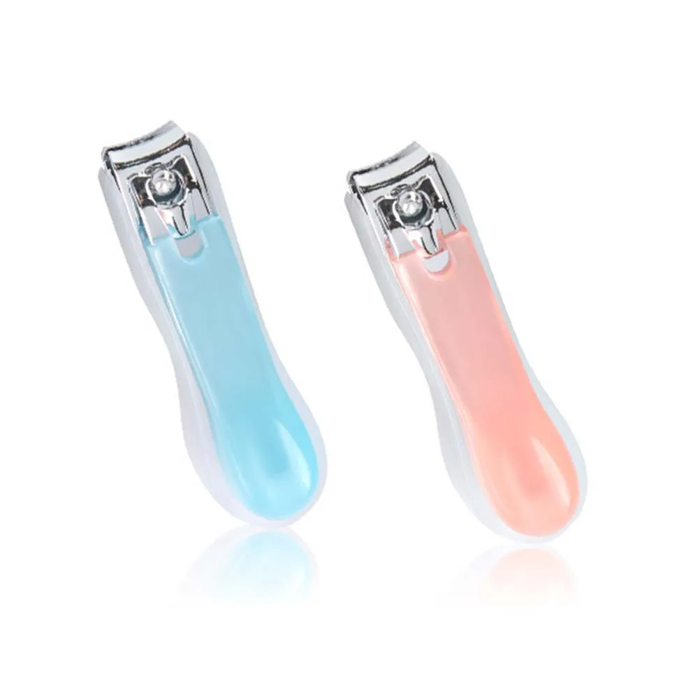 2-delige nagelknipperset Premium koolstofstaal beschermhoes Corrosiebestendig Snelle nagelknipset Manicure voor dames en heren