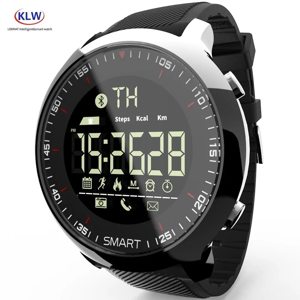 MK18 Smart Watch Sport IP68 Waterproof Pedometers Message Reminder 12 Months Standby Smartwatch for Ios Android