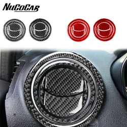 For Ford Fiesta 2011-2019 Carbon Fiber Side Dashboard Air Conditioning Vents Panel Car Interior Accessories Decorative Stickers