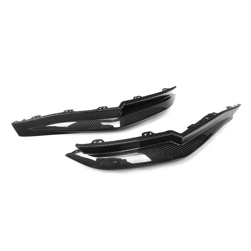 OEM Style Car Rear Bumper Canard Splitters for BMW G80 M3 G82 M4 Dry Carbon Fibre Diffuser Lip Flaps Protector Corner Wcrapping