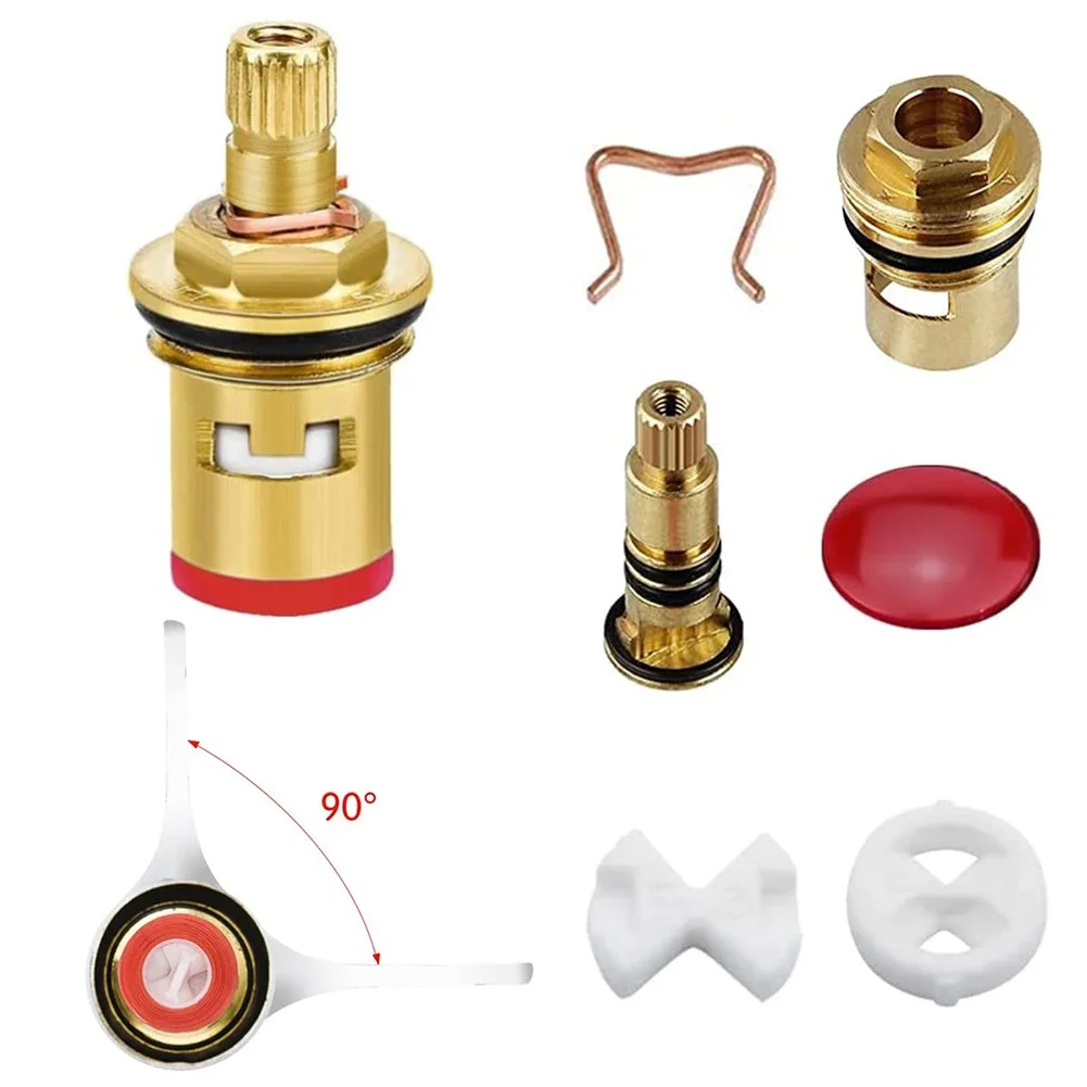 Tap Cartridge Tap Valve Set Tub Turn Cartridges Gland Washbasin 1/2