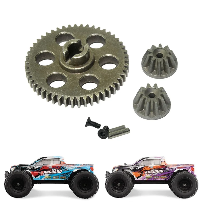 AB53 Stirnrad & Antriebsrad Metall Ersatz für HBX HAIBOXING 901 901A 903 903A 905 905A 1/12 RC Auto