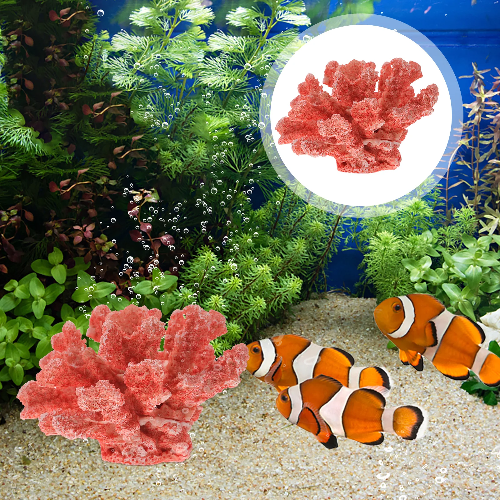 

Resin Fish Tank Coral Decor Realistic Aquarium Coral Adornments Creative Home Aquarium Decoration Fish Tank Decorations