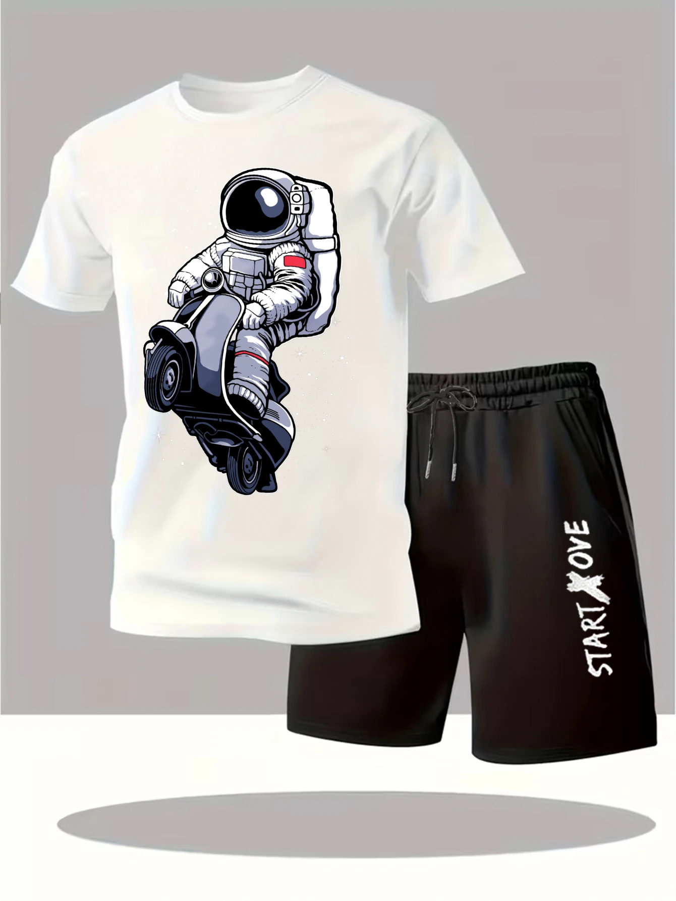 

Мужские комплекты 2025: Новинка! Модный графический костюм для мужчин, одежда в стиле Y2K, спортивный костюм с принтом, комплект с коротким рукавом