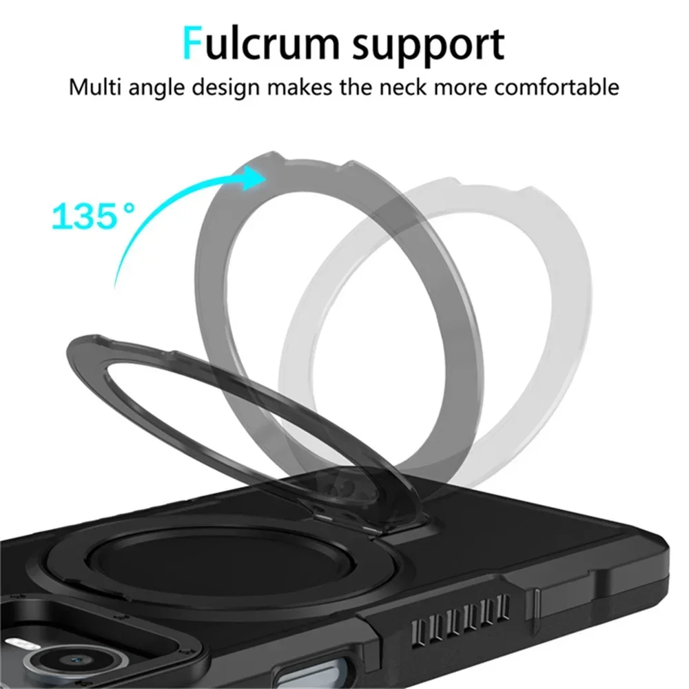 حافظة مقاومة للصدمات لـ xiao poco x6 5g ، غطاء خلفي مع حلقة دعم ، x5 x4 x3 pro x 3 nfc m5s m3 c55 c65 c 65 x6