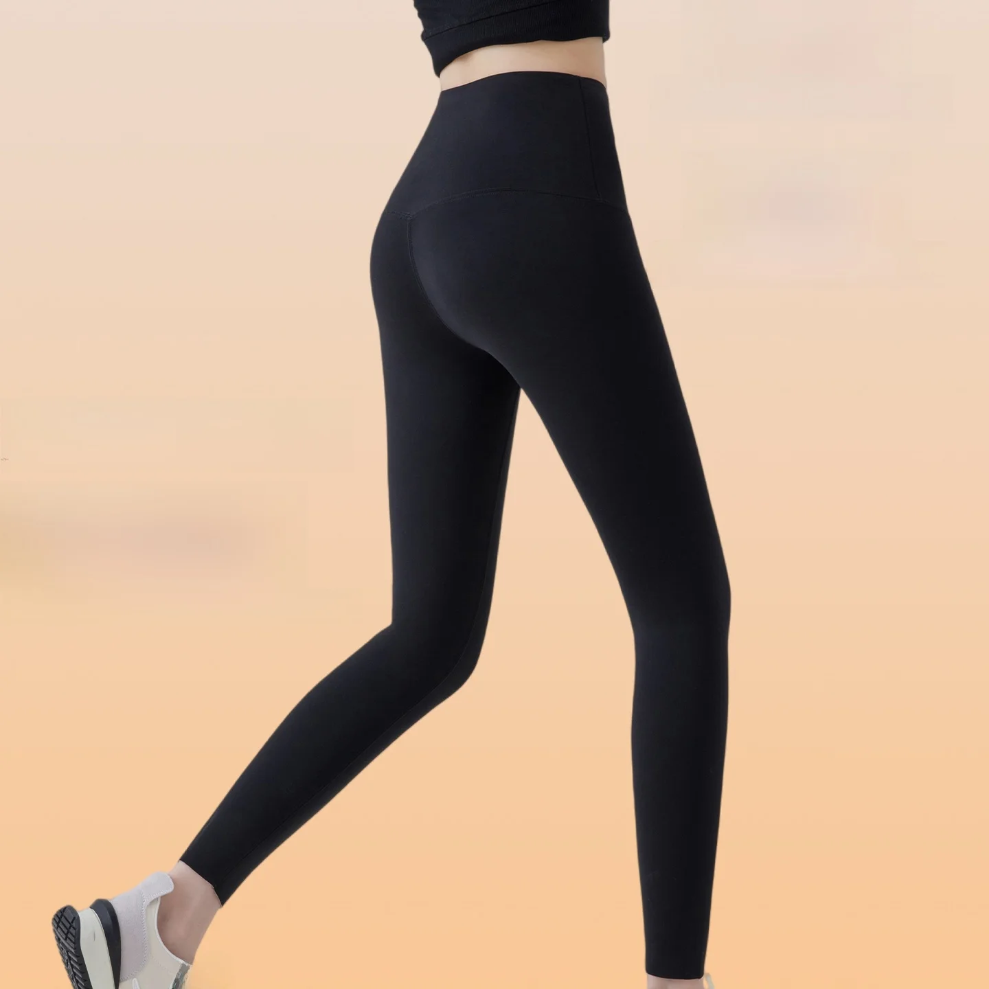 Thiened Fce اليوغا السراويل عالية الخصر طماق طويلة المرأة الخريف الشتاء الدافئة تابوت الجلد السراويل عادية نقية التجارة الإلكترونية