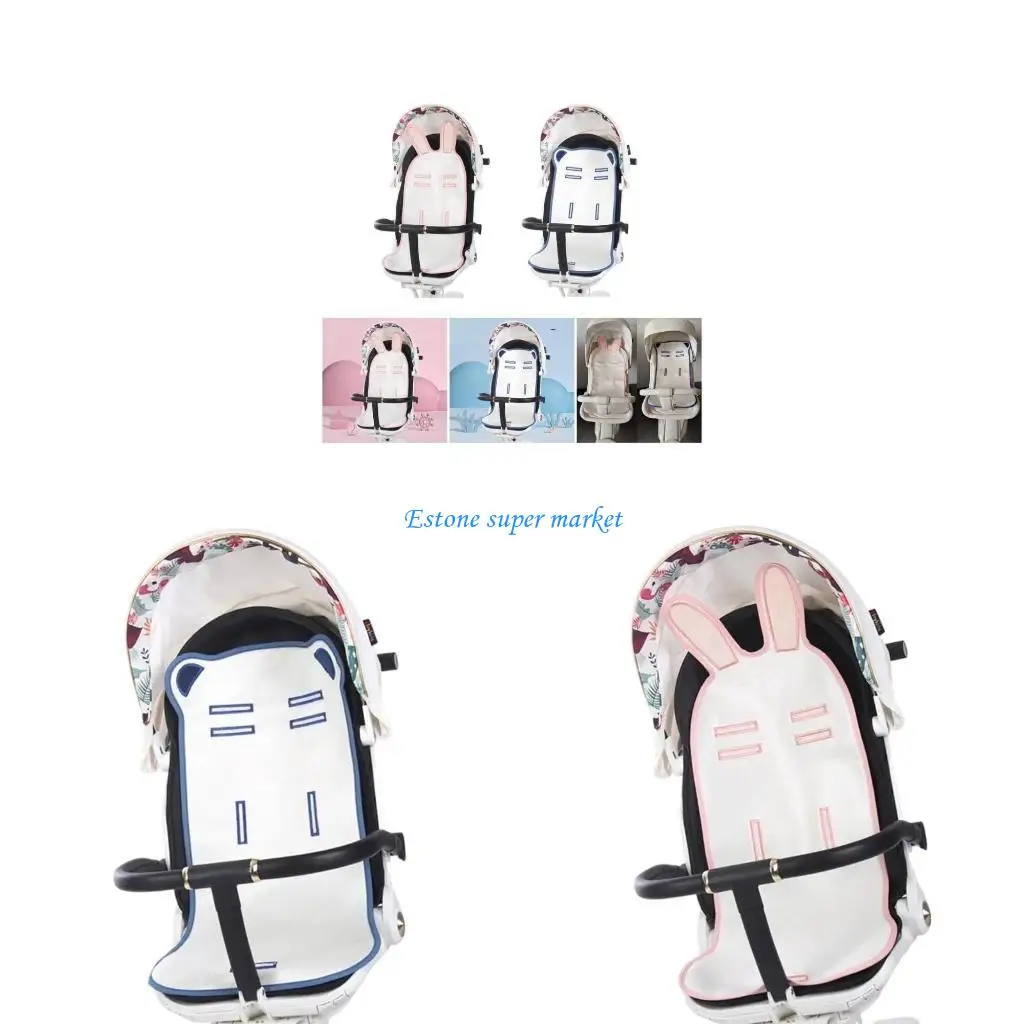 

090B Multifunctional Baby Car Liner Ice Silk Cooling Mat Pad with Breathable Fabric for Strollers and High Chairs