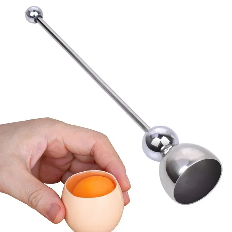 Egg Topper Cracker Egg Cutter Opener Scissors Shell Boiled Kitchen Tool Cooked Snipper Stainless Steel Break Beat Clipper