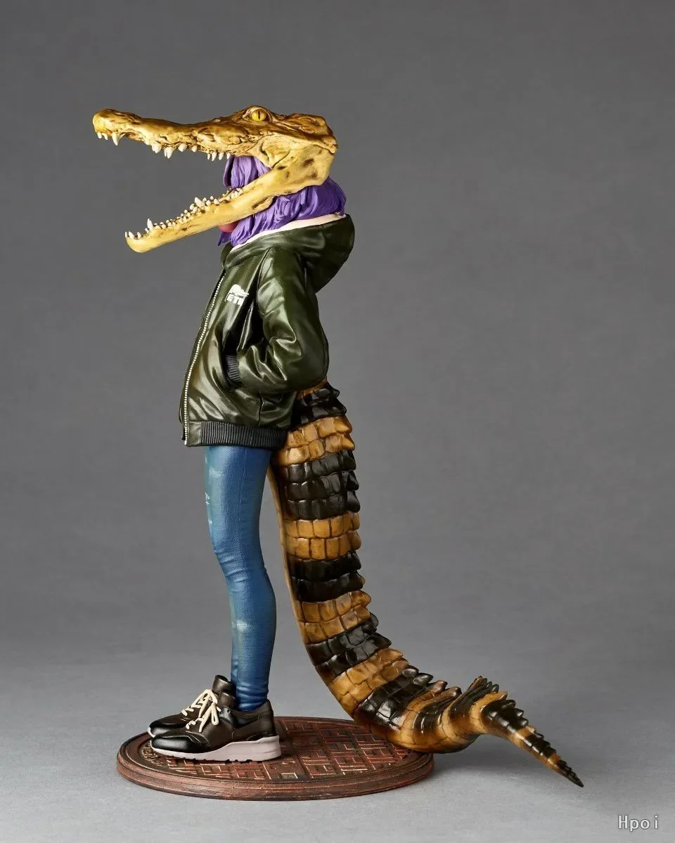 【Original】KAIYODO CROCO GIRL Figurenmodellspielzeug im Maßstab 1:7