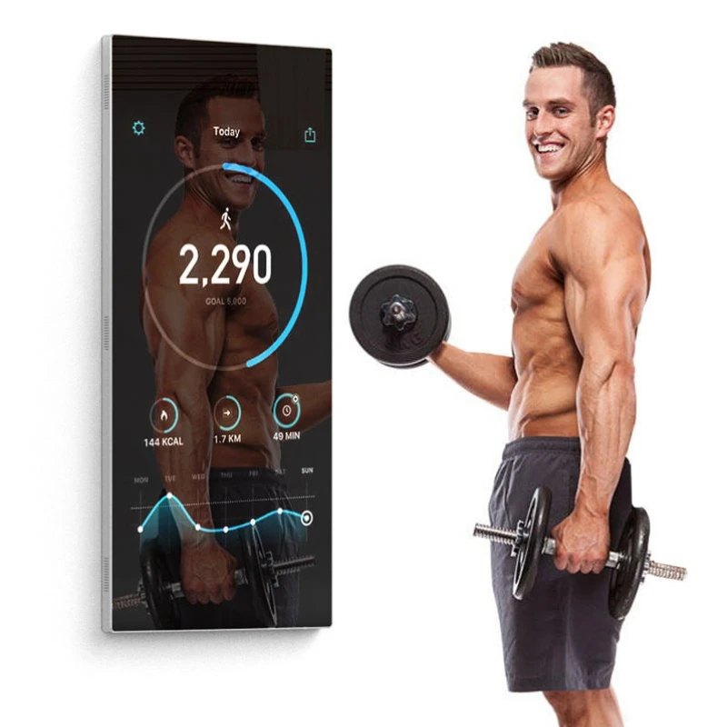 

Custom-designed Smart Home Fitness Mirror All-in-one Unit, Available in 21-inch or 32-inch Sizes for Full-body Workouts At Home