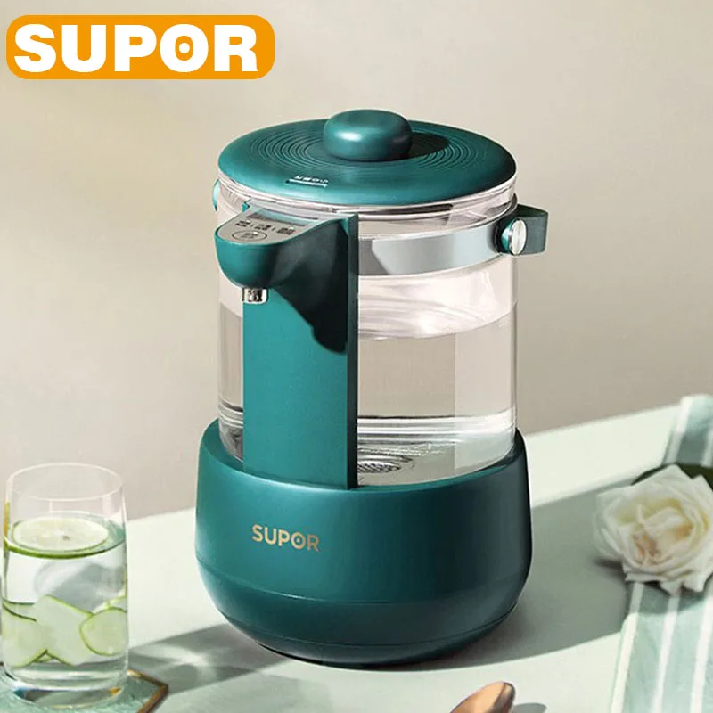 SUPOR Electric Kettle 2L High-quality Glass Teapot Multi-stage Temperature Adjustment Kettle Portable Home Kitchen Appliances