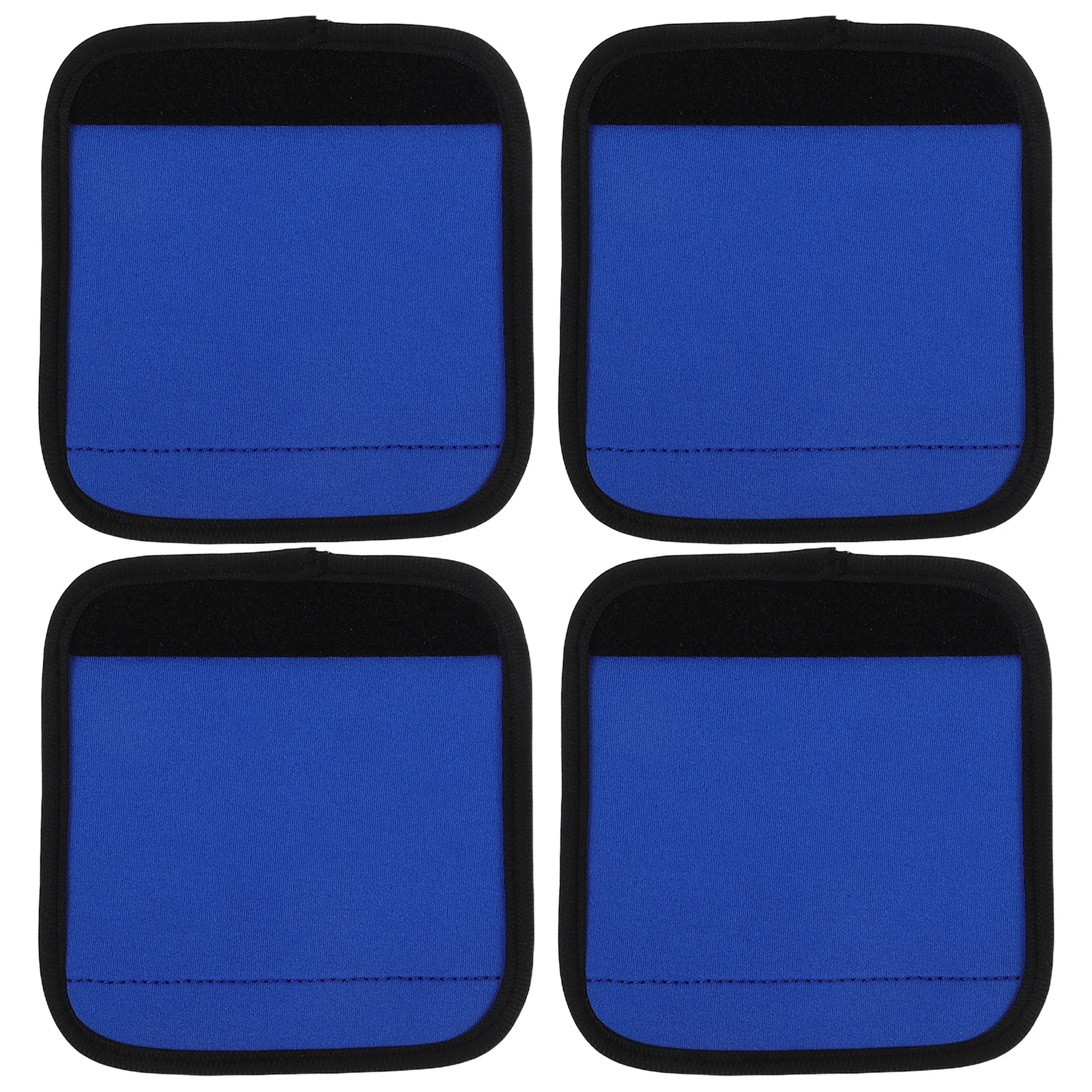 4Pcs Pull Up Bar Covers Non Slip Grip Pads Sweat Absorbing Comfortable Protective Hand Grips for Gym Weightlifting Blue