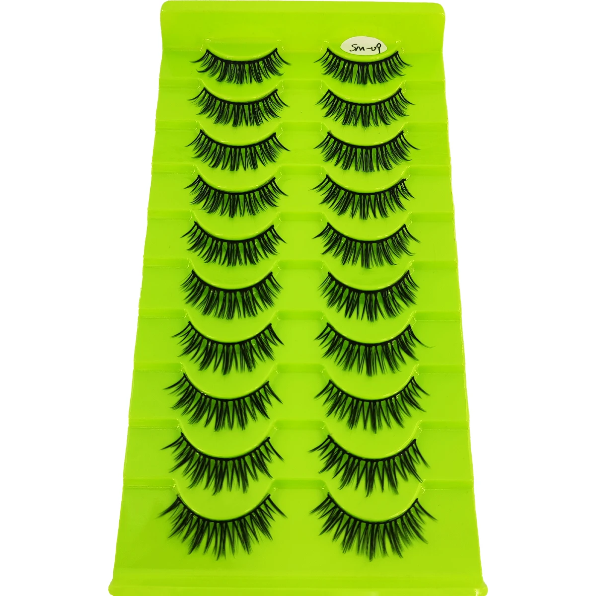 10 أزواج من رموش المنك الاصطناعية ثلاثية الأبعاد، مكياج عين القطة الناعمة بشكل طبيعي، نمط رقيق مناسب للرموش الناعمة والرقيقة النسائية #1
