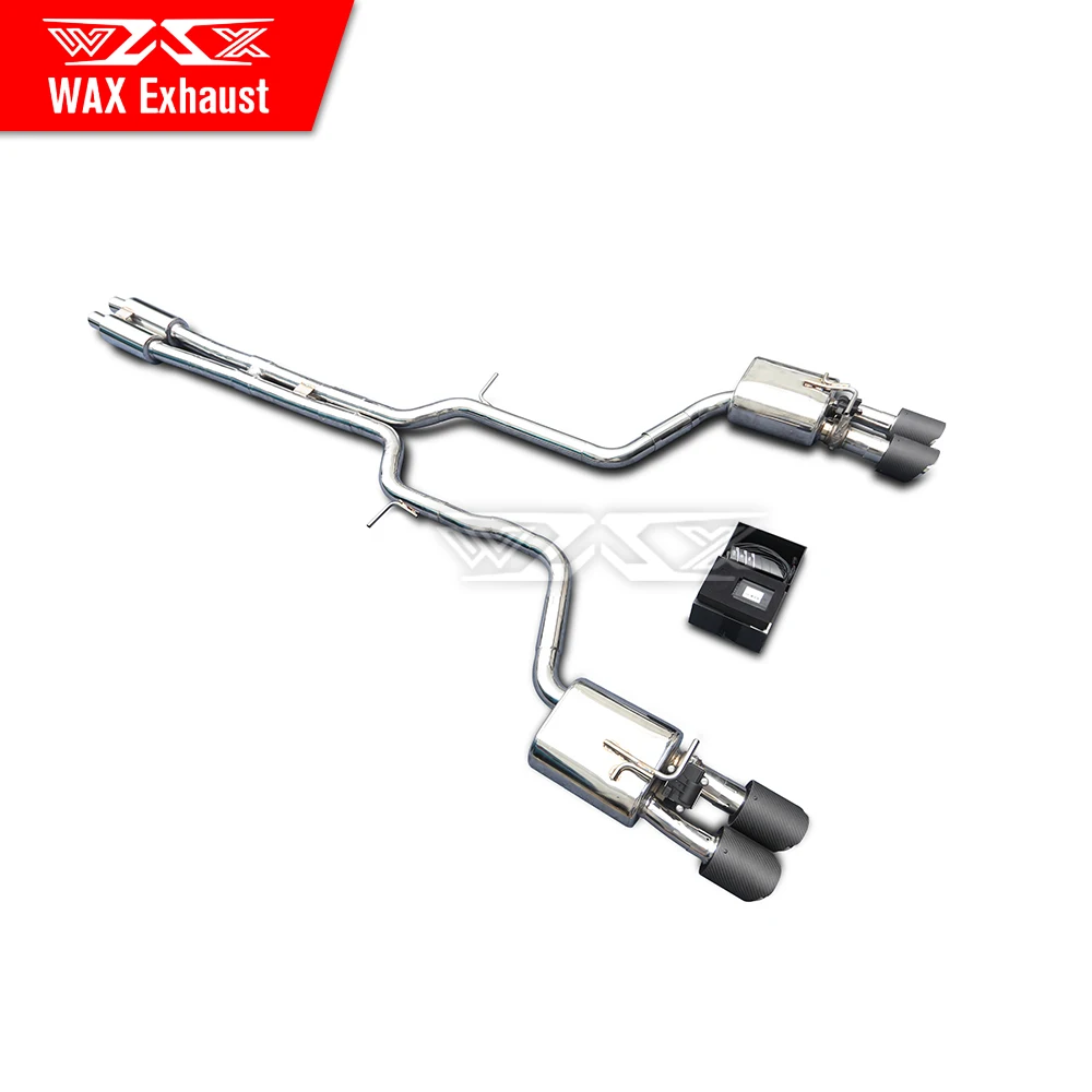 Stainless Steel Catback Exhaust Pipe For Panamera 970 971 Buttons Remote Control Catback Exhaust pipe for Panamera 2010+