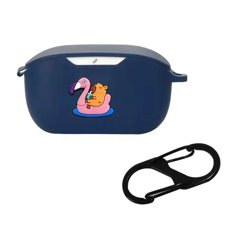 Animal Capybara Earphone Case for JBL Wave 100 TWS / Wave Buds Silicone Blutooth Earbuds Charging Box Protective Cover view 3