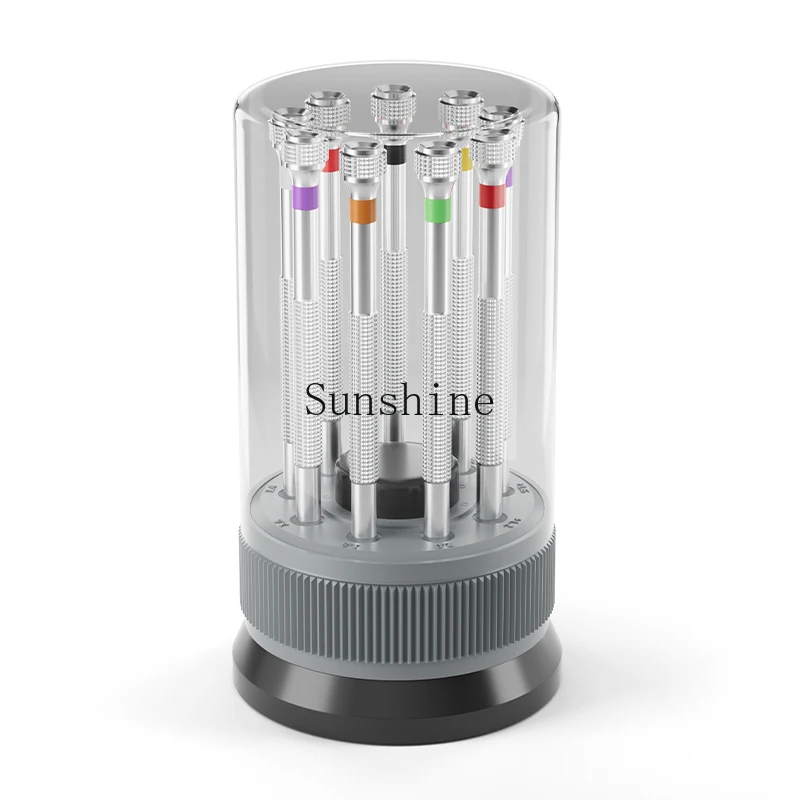 

Watch repair tool one/cross rotating base screw batch repair glasses mobile phone mini screwdriver set