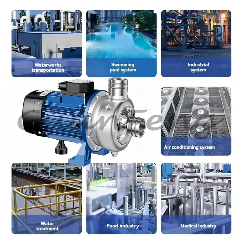 DWK Type Stainless Steel Circulating Centrifugal Pump, Acid & Alkali Resistant Anti-Corrosion Sewage Pump