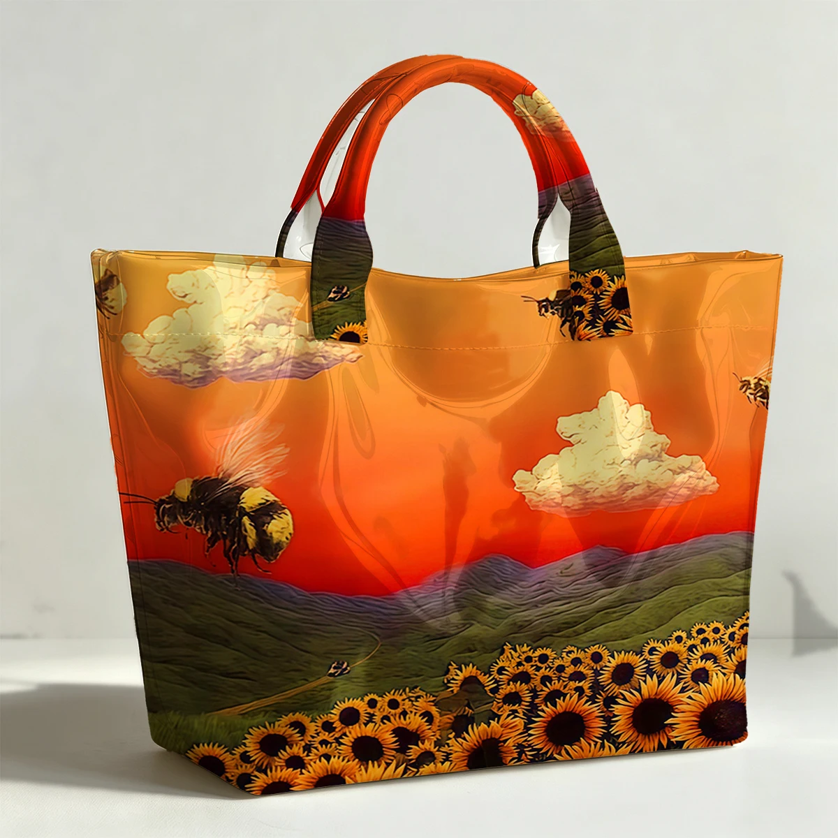 Album cover of tyler rake PVC Tote Bag Waterproof Transparent Jelly Bag Beach Bag Tote Pouch Bow Handbags Storage Bag
