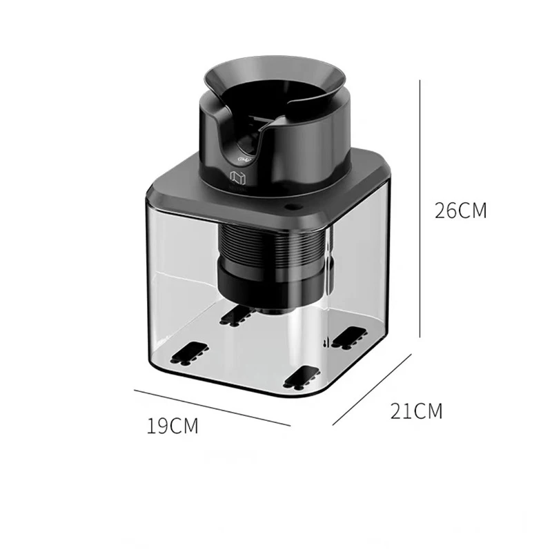 Commercial Espresso Coffee Portafilter Cleaner Machine Electric Automatic Cleaning Knock Box Accessories for Business