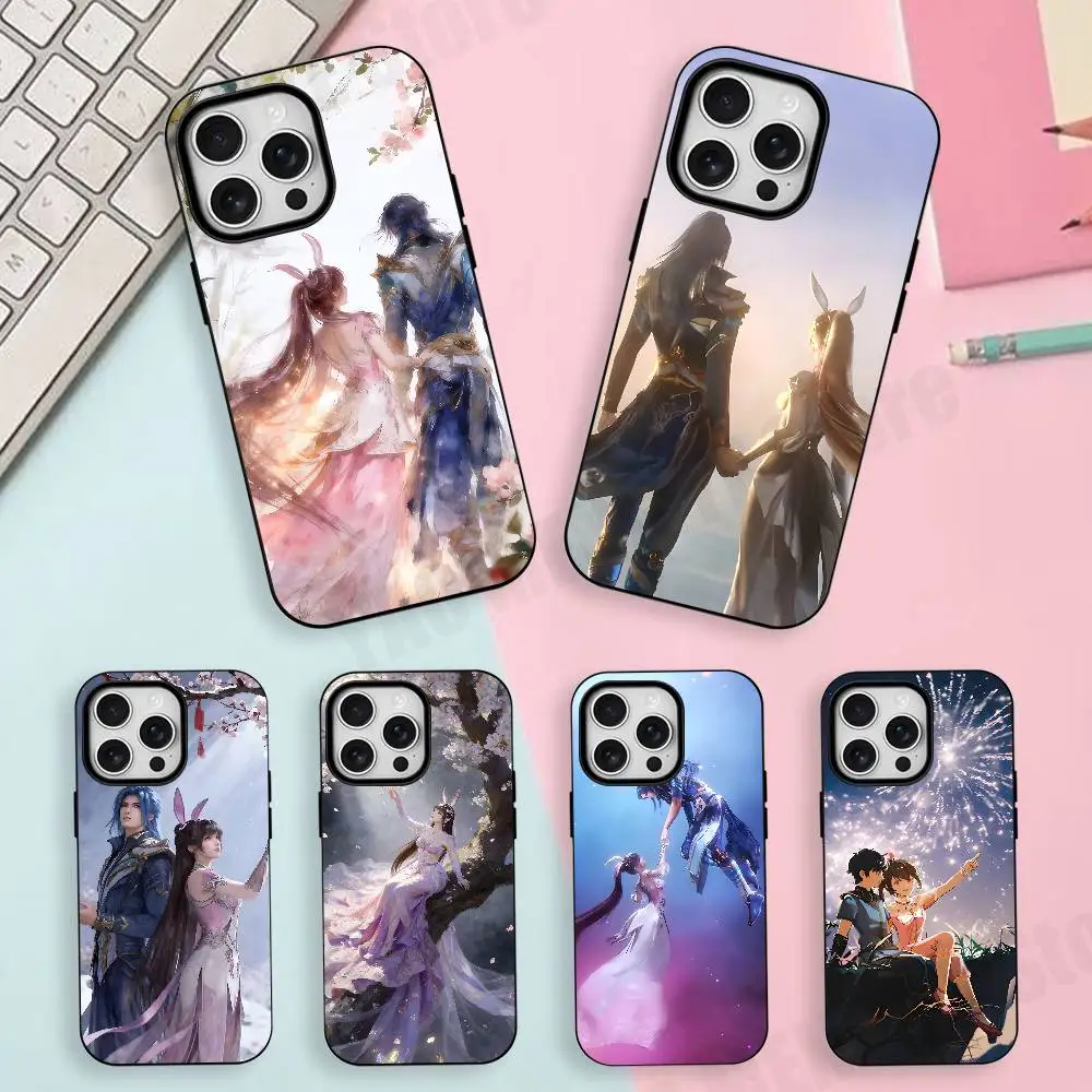 

Douluo Continent Anime Slim Matte Magnetic For Case For Iphone 17,16,15,14,13,12,11 Pro Max Mini Plus New Frosted Soft Shell